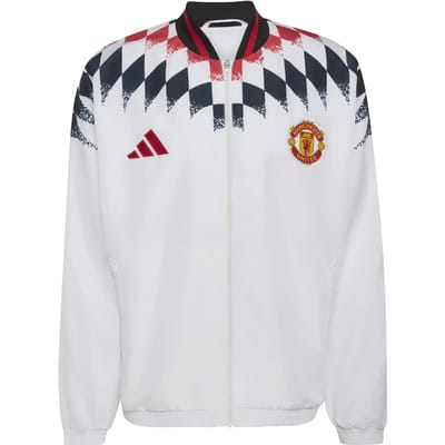 adidas Manchester United FC Stadium Track Top - Wit- Heren, Wit S
