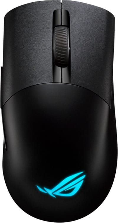 Asus Keris Wireless AimPoint Gaming-muis Radiografisch, Bluetooth, USB Optisch Zwart 5 Toetsen 36000 dpi Verlicht, Oplaadbaar