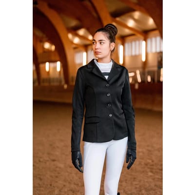 Horze Ada wedstrijdjas, dames, Black, 38