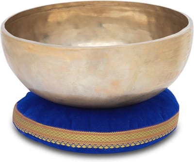 Handgemaakte Klankschaal Set 25 cm voor Meditatie en Therapie - Inclusief Kussen