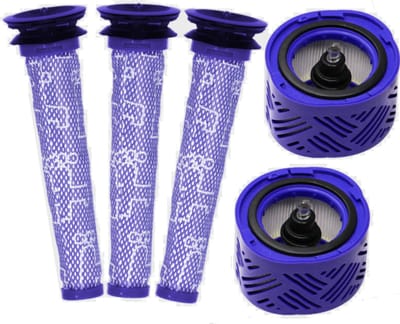 XL HEPA Filter set geschikt voor Dyson V6 DC59 HEPA Vervanging Pre Motor Filter 965661-01 en Post Motor Filter 966741-01 Wasbaar Motor filter Onderdelen