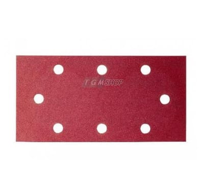 Bosch 2609256153, 10 vellen schuurpapier voor vlakschuurmachines, 93x230 mm, K80, 8 gaats