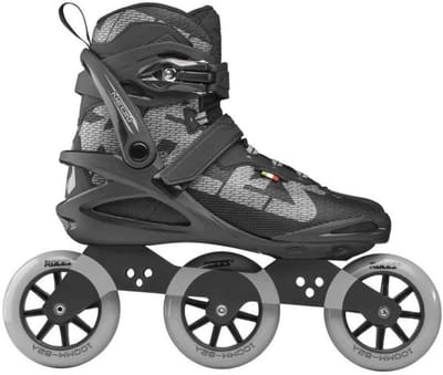 Inline Skates - Skeelers - Sportief Skaten - Minimaal Frame - 100 mm Wielen - Zwart