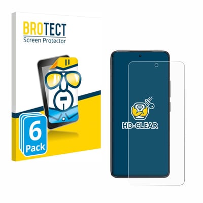 BROTECT - Screenprotector voor Xiaomi Redmi K80 - Folie Beschermfolie transparant 6 Stuks