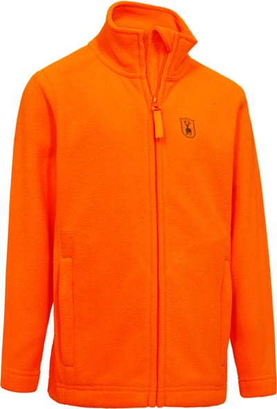Deerhunter Jeugd Atlas Light Fleece Jack Veiligheidsjas Signaaljas - Safety Orange Maat 116