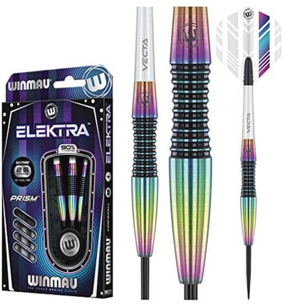 90% Tungsten Darts met Prismavluchten en Vecta Schachten - 22g-26g Gewichten