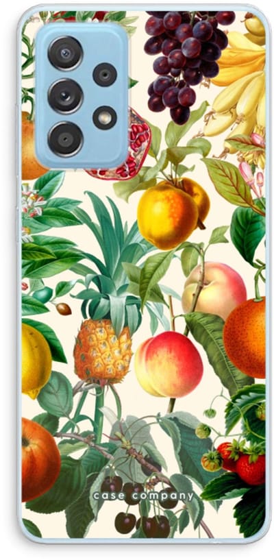Case Company® - Hoesje geschikt voor Samsung Galaxy A73 hoesje - Classic Flora - Soft Cover Telefoonhoesje - Bescherming aan alle Kanten en Schermrand