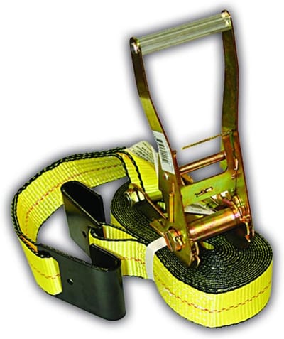 Ratchet Spanband - Cargo Strap - Vastzetten Lading - Hoge Breeksterkte - 2 x 27 Voet - Geel