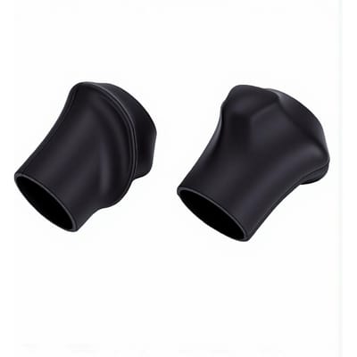 2 pièces Silicone Poignée de Raquette de Tennis Correcteur Antidérapant Portable Appareil de Correction de Poignée de Raquettes Longue Durée Facile