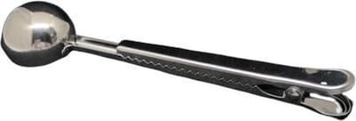 Madame Chai rvs Maatlepel met afsluitclip - Koffie maatlepel - thee maatlepel -  Maatlepel - Maatlepel met clip