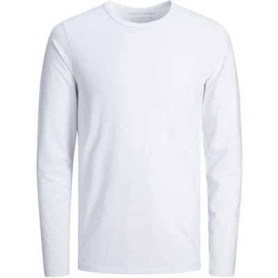 Mannen Jack & Jones Basis Lange Mouw Dunne Ronde hals Trui JJEBASIC Langarm Jersey Shirt