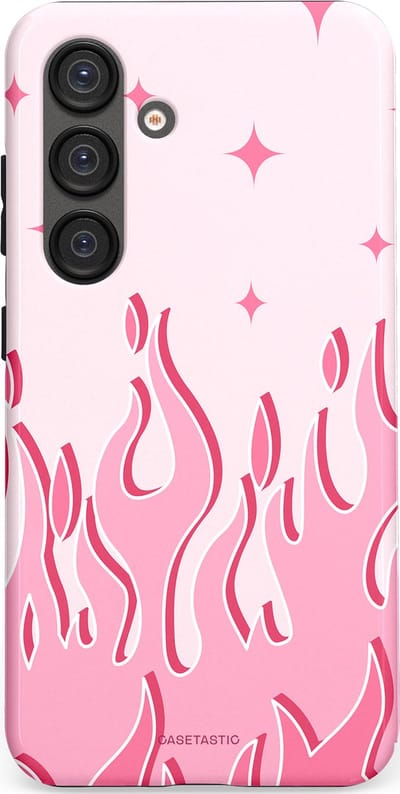 Casetastic Hoesje Geschikt voor Samsung S25 - Stijlvolle Beschermende Duo-layer Case - Twinkelvuur
