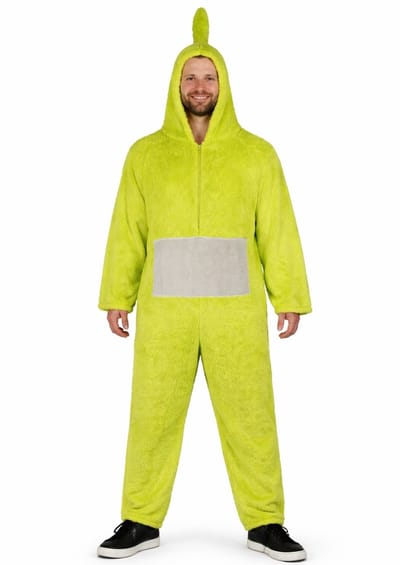 Carnavalskleding - Onesie - Groen - L - 171 - 185 cm - Kostuum - Dames & Heren - Verkleed als Kinderfiguren - Volwassenen