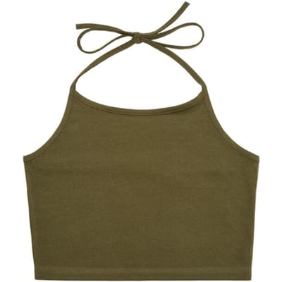 Brandit Halternecks - Women Neckholder Top - M tot 3XL - voor Vrouwen - olijf