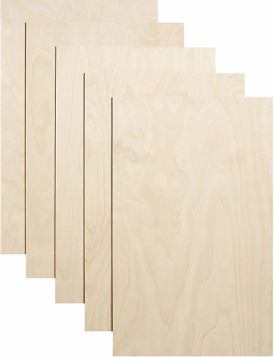 Betula Berken Multiplex 3 MM - A3 formaat - 10 stuks - 297 x 420 MM