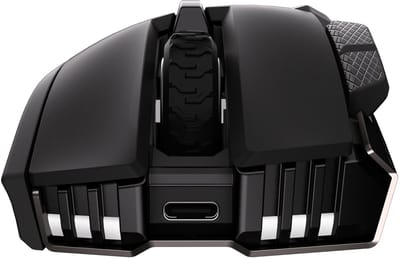 Corsair IRONCLAW WIRELESS SE muis Gamen Rechtshandig RF Wireless + Bluetooth + USB Type-C Optisch 26000 DPI