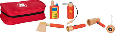 BRANDWEER NOODTAS, 7-delig, tas 24,5x15x8,5cm, hout en nylon, 3+