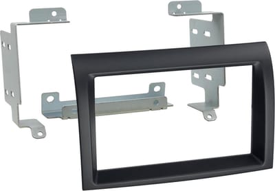 2-DIN Paneel geschikt voor Fiat Ducato - Citroën Jumper - Peugeot Boxer - Kleur : Zwart