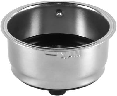 Dailygoods- Koffiefiltermand 51 mm - Roestvrij staal - Herbruikbaar - Bodemloos ontwerp - Duurzaam - Gemakkelijk schoon te maken - Koffiefilter