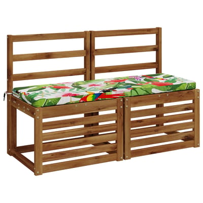 vidaXL - Bankkussen - SOEST - 100% - Polyester - Meerkleurig - 110 - x - 40 - x - 5 - cm