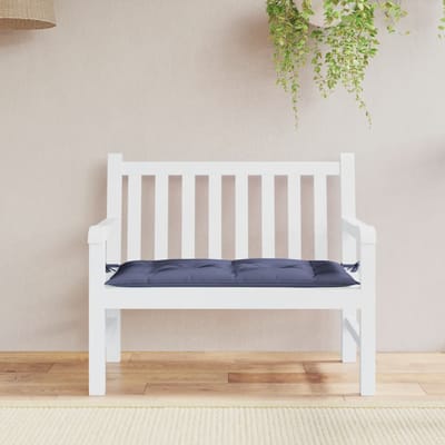 vidaXL - Tuinbankkussen - 100x50x7 - cm - oxford - stof - marineblauw