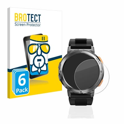 Screenprotector 6 Stuks voor Kospet Tank T2 Beschermglas transparant