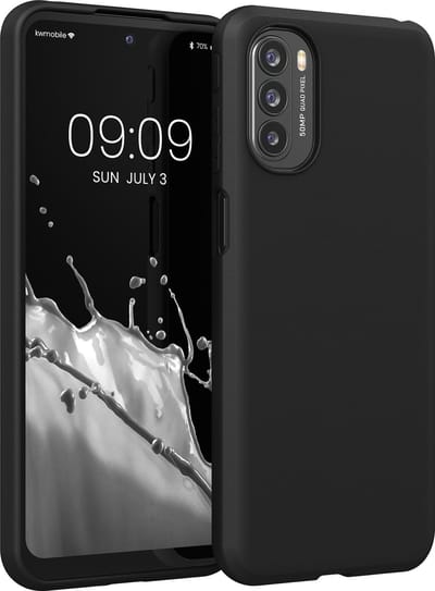 kwmobile telefoonhoesje geschikt voor Motorola Moto G31 / Moto G41 - Hoesje voor smartphone - Back cover in mat zwart