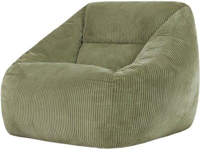 icon - Natalia XL Zitzak Fauteuil - Ribfluweel - Saliegroen