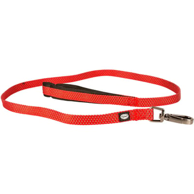 Duvoplus - Uitlaatriem Voor Dieren - Hond - Explor East Leiband Nylon S-m 120cm/15mm Rood - 1st