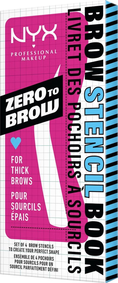 NYX Professional Makeup Zero to Brow Stencil Thick Brow - Dik Wenkbrauw stencil