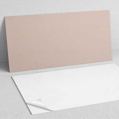 Coloray Wandpanelen Zelfklevend - Kleur: Lichtbruin PVC Wandpaneel - 100 cm x 50 cm - Beige Wandbekleding Zelfklevend - 1 stuk - Eénkleurige Wandpanelen Zelfklevend - Wandpanelen Keuken - Wandpaneel Badkamer