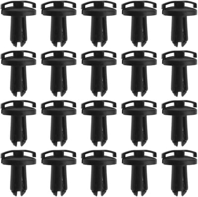 VT Goods - Motorfiets kuip trim clip - Vervangingsclips - Zwart - Kunststof - Voor Honda motoren - 20 stuks