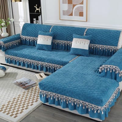 Chenille Jacquard Sofa Mat Antislip Minimalistische Moderne Rugleuning Handdoek Licht Luxe Huis Woonkamer Decoratie Zachte Bankhoes 70x70cm 1pcs