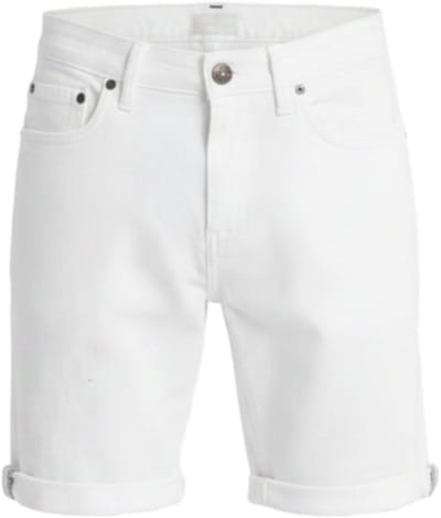OMBRE Korte Broek - Regular Fit - Katoen - Rits Wit L