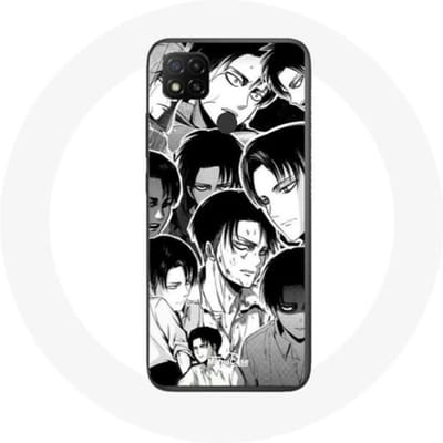 Xiaomi Redmi 9C Case-aanval op Titan Manga Levi Ackerman