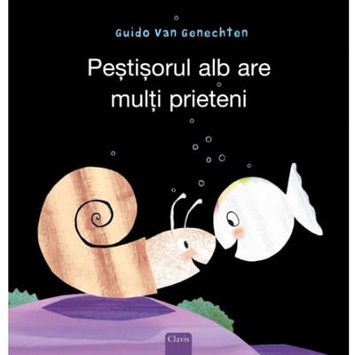 Klein Wit Visje Heeft Veel Vriendjes (Pod Roemeense Editie) - Guido Van Genechten