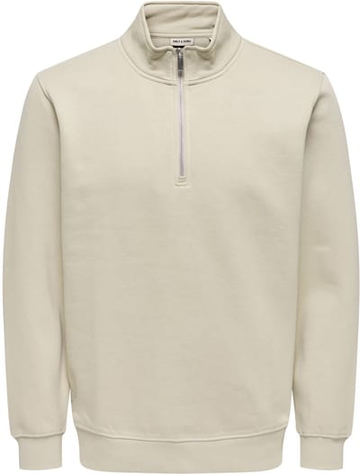 ONLY&SONS - ONSCONNOR REG HALF ZIP SWEAT NOOS - Heren - Sweaters