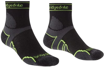Bridgedale Lightweight T2 Merino Sport 3/4 Crew Sokken Zwart EU 44-47 Man
