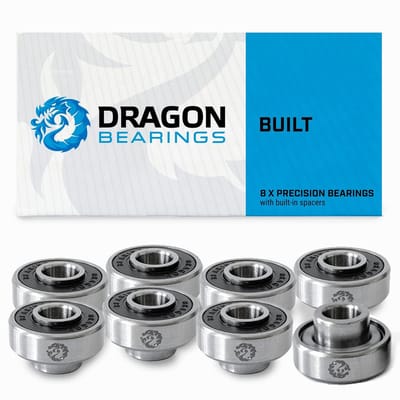 Dragon Skateboardlagers voor Skateboards en Longboards | 8-Pack voor Optimale Rijprestaties