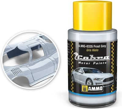 AMMO by Mig Jimenez Hobbyverf Acrylverf - MIG 0335 Cobra Motor Paints - Frost Grey - Matt - Acryl - 30ml Verf potje - 30 ml