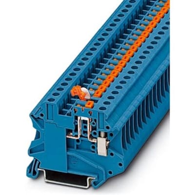 Phoenix Contact 3046278 Doorgangsserieklem 6.2 mm Schroeven Blauw 50 stuk(s)