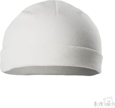 Soft Touch Baby mutsje | 0-3 mnd | Wit