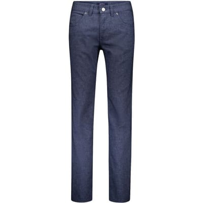 Gardeur Broek Bill 5-Pocket Wool Look Soft Feel Easy Care Business Hero Midden Blauw / male