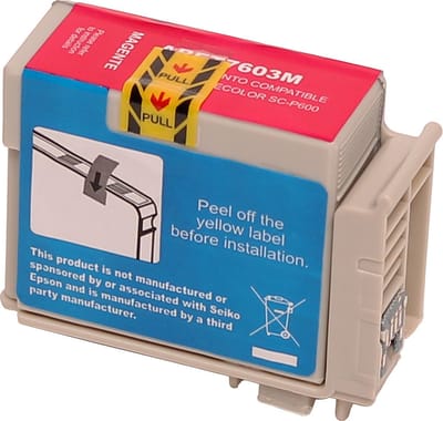 ABC huismerk inkt cartridge geschikt voor Epson T7603 magenta voor Surecolor SC-P600