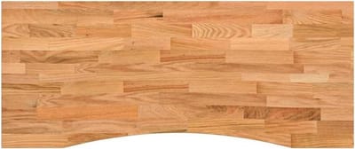 Bureaublad Eikenhout - Tafelblad Bureau - Bureau Opfrissen - Massief Eikenhout - 120x50x2.5 cm - Lichtbruin