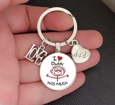 Sleutelhanger | I love daddy | vaderdag