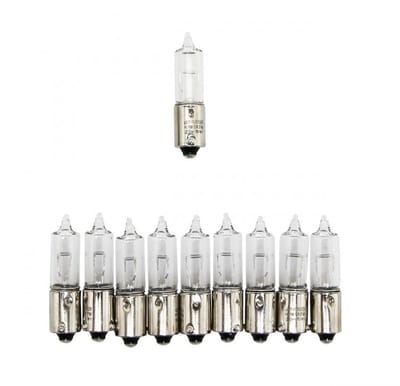 Lot 10 ampoule Flosser pour auto moto 12V 21W blanche BAY9S / 6021 Neuf