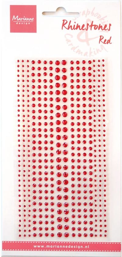 Marianne Design - Rhine stones (plaksteentjes) - Red - CA3159