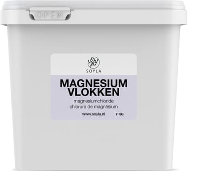 Magnesium vlokken - Magnesium Chloride - 7 KG - Herkomst Nederland