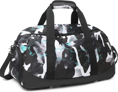 Sporttas met schoenencompartiment en nat compartiment - Grijs Camouflage